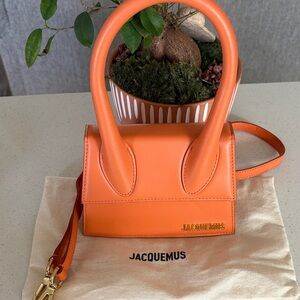 Jacquemus Vibrant Orange Mini Bag